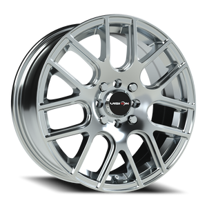 Vision Wheel 426H Chrome 16x7 +38 4x100mm 73.1mm - Wheelwiz