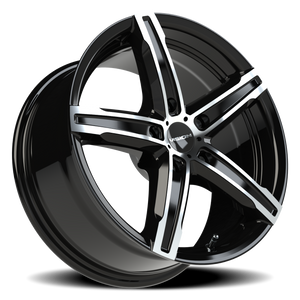 Vision Wheel 469 Gloss Black Machined Face 16x7.5 +34 5x115mm 73.1mm - Wheelwiz