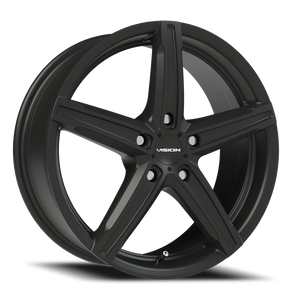 Vision Wheel 469 Satin Black 17x7 +38 5x110mm 73.1mm - Wheelwiz