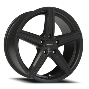 Vision Wheel 469 Satin Black 17x8 +38 5x112mm 73.1mm - Wheelwiz