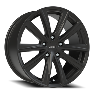 Vision Wheel 471V Satin Black 18x8.5 +20 5x112mm 66.6mm - Wheelwiz