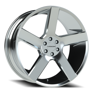 Vision Wheel 472V Chrome 22x9.5 +30 6x120mm 66.9mm - Wheelwiz