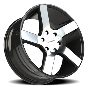 Vision Wheel 472V Gloss Black Machined Face 20x9 +30 6x132mm 74.5mm - Wheelwiz