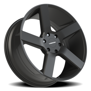 Vision Wheel 472V Satin Black 22x9.5 +30 6x139.7mm 78.1mm - Wheelwiz