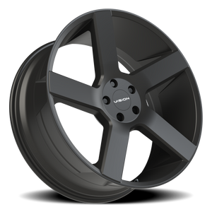 Vision Wheel 472V Satin Black 24x9.5 +30 6x135mm 87.1mm - Wheelwiz