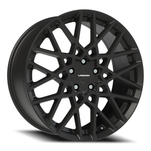 Vision Wheel 474 Satin Black 20x8.5 +35 5x112mm 73.1mm - Wheelwiz