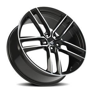 Vision Wheel 475V Gloss Black Machined Face 22x9 +38 5x114.3mm 73.1mm - Wheelwiz