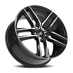 Vision Wheel 475V Gloss Black Machined Face 20x9 +35 5x120mm 72.6mm - Wheelwiz