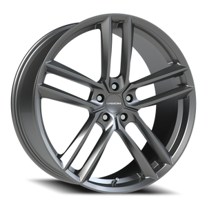Vision Wheel 475V Gunmetal 22x9 +35 5x120mm 72.6mm - Wheelwiz