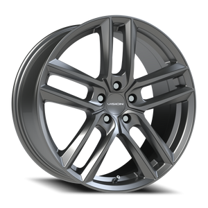 Vision Wheel 475V Gunmetal 19x8.5 +42 5x108mm 73.1mm - Wheelwiz