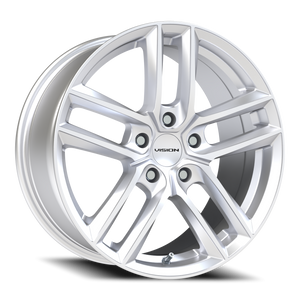 Vision Wheel 475V Hyper Silver 18x8.5 +38 5x112mm 66.6mm - Wheelwiz