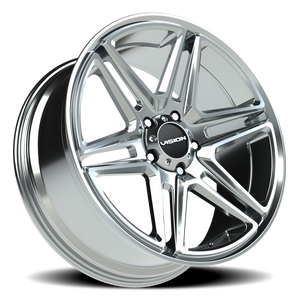 Vision Wheel 476 Chrome 22x9.5 +8 5x139.7mm 77.8mm - Wheelwiz