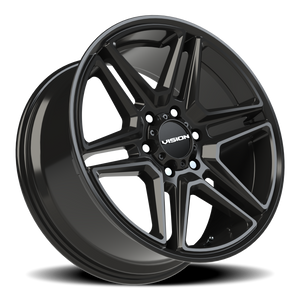 Vision Wheel 476 Gloss Black 20x9 +30 6x132mm 74.5mm - Wheelwiz