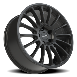 Vision Wheel 477 Satin Black 20x8.5 +35 5x108mm 63.4mm - Wheelwiz