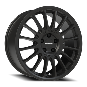 Vision Wheel 477 Satin Black 17x8 +38 5x112mm 73.1mm - Wheelwiz
