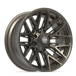 4Play 4P40 Satin Bronze 22x10 -18 8x180|N/Amm 124.1mm - Wheelwiz