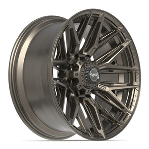 4Play 4P40 Satin Bronze 22x10 -18 8x180|N/Amm 124.1mm - Wheelwiz