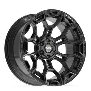 4Play 4P43 Gloss Black 22x10 -18 6x135|6x139.7mm 106.1mm - Wheelwiz