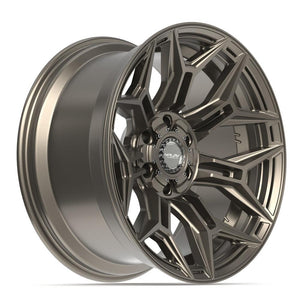 4Play 4P44 Satin Bronze 20x10 -18 6x135|6x139.7mm 106.1mm - Wheelwiz