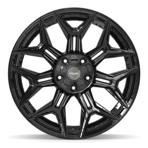4Play 4P44 Gloss Black 22x10 -18 5x127|5x139.7mm 87.1mm - Wheelwiz