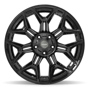 4Play 4P44 Gloss Black 22x12 -44 5x127|5x139.7mm 87.1mm - Wheelwiz