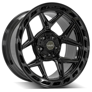 4Play Gen3 4P55 Gloss Black w/ Brushed Face & Tinted Clear 20x10.0 -18 5x127|5x139.7mm 87.1mm - Wheelwiz