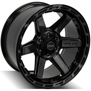 4Play Gen3 4P63 Gloss Black w/ Brushed Face & Tinted Clear 20x10.0 -18 6x139.7|6x135mm 106.1mm - Wheelwiz