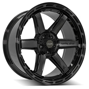 4Play Gen3 4P63 Gloss Black w/ Brushed Face & Tinted Clear 22x10.0 -18 5x127|5x139.7mm 87.1mm - Wheelwiz