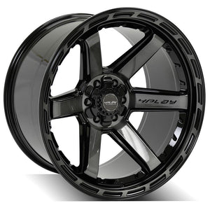 4Play Gen3 4P63 Gloss Black w/ Brushed Face & Tinted Clear 22x12.0 -44 6x139.7|6x135mm 106.1mm - Wheelwiz