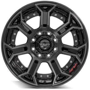 4Play Gen2 4P70 Gloss Black w/ Brushed Face & Tinted Clear 20x10.0 -24 8x165.1mm 124.9mm - Wheelwiz