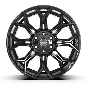 4Play Gen3 4P83 Gloss Black 20x10.0 -18 6x139.7|6x135mm 106.1mm - Wheelwiz