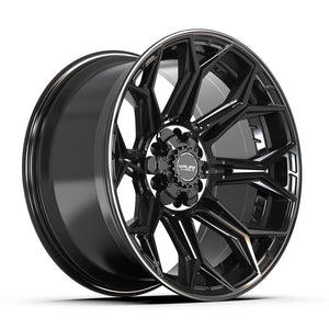 4Play Gen3 4P83 Gloss Black 20x10.0 -18 6x139.7|6x135mm 106.1mm - Wheelwiz
