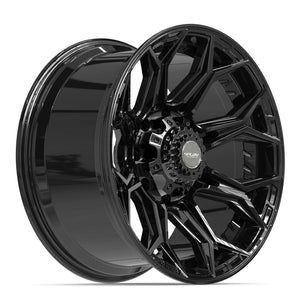 4Play 4P83 Gloss Black 20x10 -18 8x170|N/Amm 124.9mm - Wheelwiz