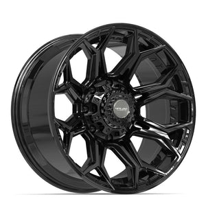 4Play 4P83 Gloss Black 20x10 -18 8x180|N/Amm 124.1mm - Wheelwiz