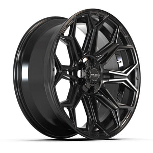4Play Gen3 4P83 Gloss Black 22x9.0 +12 6x139.7|6x135mm 106.1mm