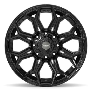 4Play 4P83 Gloss Black 22x10 -18 8x180|N/Amm 124.1mm - Wheelwiz