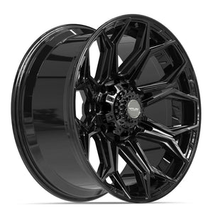 4Play 4P83 Gloss Black 22x10 -18 8x180|N/Amm 124.1mm - Wheelwiz