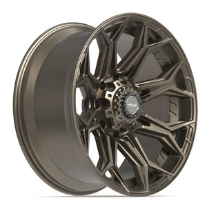 4Play 4P83 Satin Bronze 22x10 -18 8x180|N/Amm 124.1mm - Wheelwiz