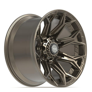 4Play 4P83 Satin Bronze 22x12 -44 8x170|N/Amm 124.9mm - Wheelwiz