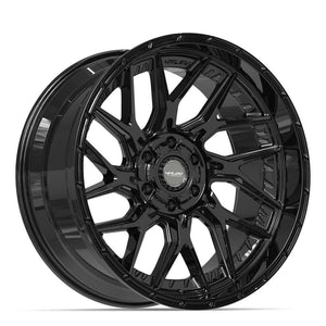 4Play 4PL28 Gloss Black 22x10 -18 6x135|6x139.7mm 106.1mm - Wheelwiz