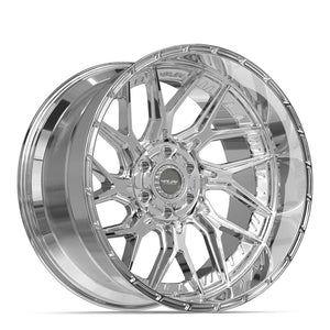 4Play 4PL28 Chrome 22x12 -44 6x135|6x139.7mm 106.1mm - Wheelwiz