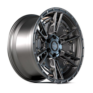 4Play Sport2.0 4PS01 Matte Black 17x9.0 -6 5x127|5x139.7mm 87.1mm