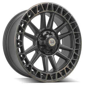 4Play Sport Series 4PS12 Satin Machined w/ Bronze 22x9.0 0 6x135|6x139.7mm 106.1mm