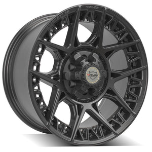 4Play Sport Series 4PS50 Satin Black Wheel 18x9.0 0 6x120mm 66.9mm