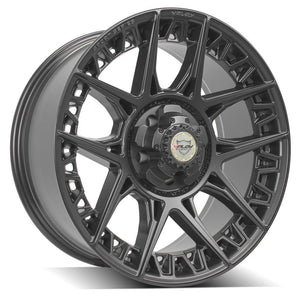 4Play Sport Series 4PS50 Satin Black Wheel 20x9.0 0 5x150mm 110.1mm
