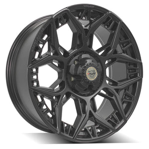 4Play Sport Series 4PS60 Satin Black Wheel 22x9.0 0 5x127|5x139.7mm 87.1mm