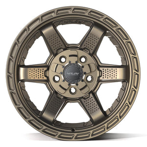 4Play 4PS63 Satin Bronze 17x9 -6 5x127|5x139.7mm 87.1mm - Wheelwiz
