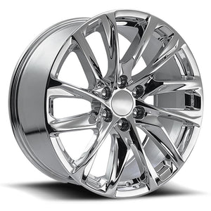 Factory Reproductions FR 98 Chrome 22x9 +28 6x139.7mm 78.1mm