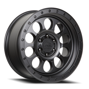Lock Offroad 50CAL Matte Black W/ Matte Black Ring 17x9 -12 6x139.7mm 106.2mm