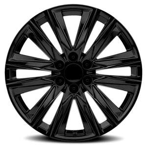 Factory Reproductions FR 90 Gloss Black 22x9 +28 6x139.7mm 78.1mm